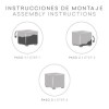 Husa bielastică pentru puf 40x40 cm, Premium ROC, C/01 Bej – elasticitate și protecție