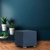 Husa bielastică pentru puf 40x40 cm, Premium ROC, C/03 Albastru – fixare perfectă și protecție