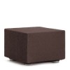 Husa bielastică pentru puf 60x60 cm, Premium ROC, C/07 Maro – protecție completă și fixare impecabilă