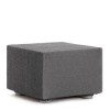 Husa bielastică pentru puf 60x60 cm, Premium ROC, C/16 Gri Antracit – protecție completă și fixare impecabilă