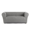 Husa bielastica canapea 3 locuri Chesterfield Premium ROC C/6 Gri