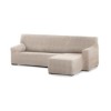 Husa colțar dreapta, bielastică 250–360 cm, Premium ROC, C/00 Bej deschis – fixare perfectă și aspect modern