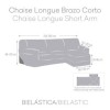 Husa colțar dreapta, bielastică 250–360 cm, Premium ROC, C/11 bej inchis– fixare perfectă și aspect modern