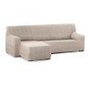 Husa colțar stanga, bielastică 250–360 cm, Premium ROC, C/00 Bej deschis – fixare perfectă și aspect modern