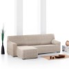 Husa colțar stanga, bielastică 250–360 cm, Premium ROC, C/00 Bej deschis – fixare perfectă și aspect modern