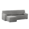 Husa colțar stanga, bielastică 250–360 cm, Premium ROC, C/6 Gri – fixare perfectă și aspect modern