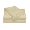 Husa de pat cu elastic din damasc pentru saltea de 180x200cm cappuccino