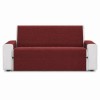 husa protectie canapea 2 locuri bordeaux texturata