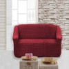 Husa elastica din material creponat, pentru fotoliu, Bordo (Red)