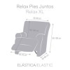 Husa elastica fotoliu cu recliner, Troya, C/0 Bej