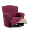 Husa elastica fotoliu cu recliner, Troya, C/8 Bordo