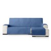 Husa impermeabila coltar dreapta 240cm Oslo Protect C/03 Albastru, matlasata, reversibila, protectie lichide