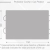 husa impermeabila pentru masina Oslo Protect C/1 gri 130–150cm