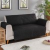 Husa matlasata canapea distanta intre brate 160cm, Negru
