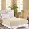 Husa pat tricot cu elastic saltea 180x200cm, crem