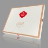 Lenjeria de pat poplin prespălat, Cotton BOX, Neat caramiziu
