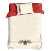 Lenjerie de pat 1 persoana Craciun 3D, bumbac 100% ranforce, Holly