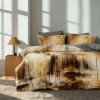 lenjerie de pat 3d bumbac satin first choice angora peisaj