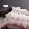 Lenjerie de pat 6 piese finet roz pastel pentru pat dublu
