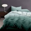 Lenjerie de pat 6 piese finet verde smarald pentru pat dublu