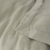 Lenjerii de pat bambus si bumbac Stripe Bej cu design elegant si textura moale
