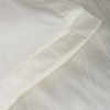 Lenjerie de pat bambus si bumbac Stripe Ecru cu design rafinat si textura fina