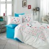 Lenjerie de pat poplin percale, Hobby Home, Delfina Turcoaz