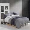 Lenjerie de pat bumbac 100% ranforce, Bahar Home, Eifell Grey