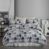 Lenjerie de pat bumbac 100% ranforce, Bahar Home, Mare Blue