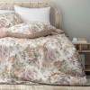 Lenjerie de pat Bahar Home Melinda Iris floral pastel din bumbac 100% ranforce 145 TC