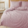Lenjerie de pat Bahar Home South Ballet (Roz)  cu imprimeu geometric din bumbac 100% ranforce 145 TC