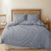 Lenjerie de pat Bahar Home South gri cu imprimeu geometric din bumbac 100% ranforce 145 TC