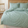Lenjerie de pat Bahar Home South verde cu imprimeu geometric din bumbac 100% ranforce 145 TC