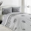 Lenjerie de pat bumbac 100% ranforce, Bahar Home, Spring Grey