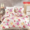 Lenjerie de pat bumbac 100% ranforce, Bahar Home, Tulips (Lalele)