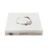 Lenjerie de pat din bumbac 100% ranforce model Viviano V2 Green cu design floral în nuanțe de verde și pastel