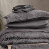 Lenjerie de pat bumbac satin de lux 6 piese First Choice Neva Polama cu model paisley elegant pe fundal inchis