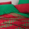 Lenjerie de pat Craciun bumbac ranforce Holly Green