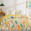 Lenjerie de Pat cu Elastic, TAC Ranforce, Joey geometric multicolor, imprimeu colorat