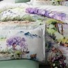 Lenjerie pat 3D bumbac satin de lux cu peisaj, Rashan, 6 piese, ambalaj cadou