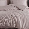 Lenjerie de pat de lux din jacquard satin, Clasy Home, model Yomra, în nuanta de roz pal