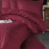 Lenjerie de pat de lux jacquard satin, Clasy Home, Hemera V2 Bordo