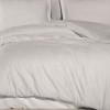 Lenjerie de pat de lux din jacquard satin, Clasy Home, model Tarva, în nuanta de crem