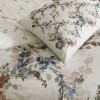 Lenjerie de pat dublu bumbac 100% ranforce TAC Dalila cu imrpimeu floral pastelat