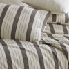 Lenjerie de pat dublu bumbac 100% ranforce, Nazenin Home, Natural Antracit