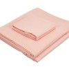 Lenjerie de pat dublu bumbac 100% ranforce somon - Tac Basic