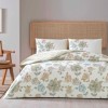 Lenjerie pat bumbac ranforce TAC Benica imprimeu floral pastel