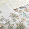 Lenjerie pat bumbac ranforce TAC Benica imprimeu floral pastel