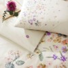 Lenjerie de pat dublu TAC Felina din bumbac ranforce cu model floral delicat