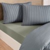 Lenjerie pat bumbac ranforce TAC Marwen linii gri 200x220
